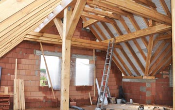 Elm Corner attic trusses