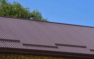 typical Elm Corner corrugated roof uses